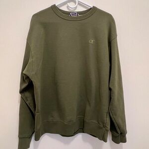 Champion Olive Green Crewneck